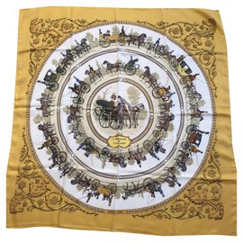 Hermès-The Longchamps Promenade-Yellow